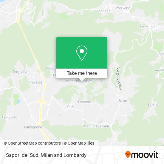 Sapori del Sud map