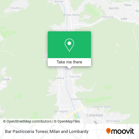Bar Pasticceria Tonesi map