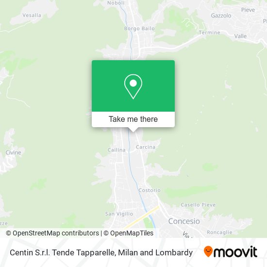 Centin S.r.l. Tende Tapparelle map