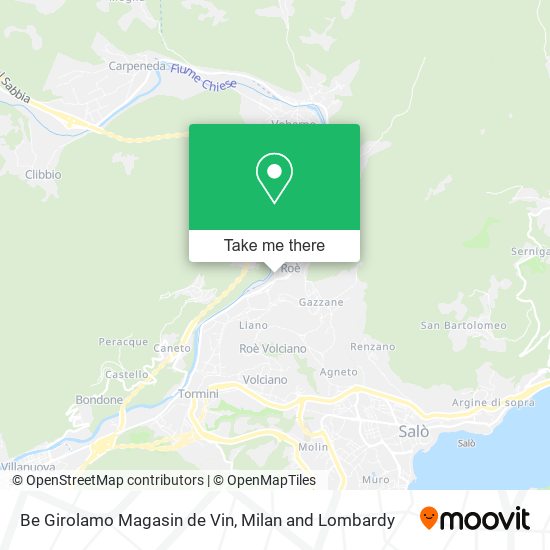 Be Girolamo Magasin de Vin map