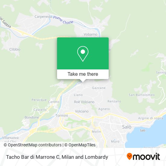 Tacho Bar di Marrone C map