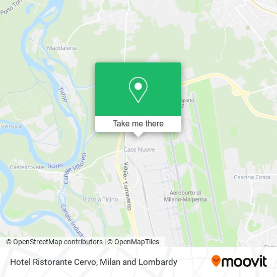 Hotel Ristorante Cervo map