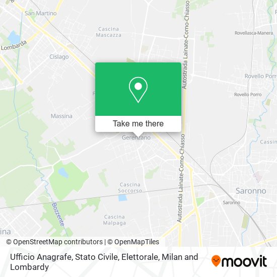 Ufficio Anagrafe, Stato Civile, Elettorale map