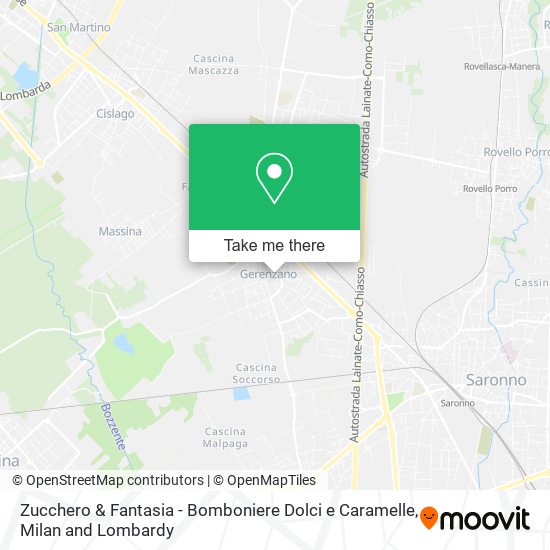 Zucchero & Fantasia - Bomboniere Dolci e Caramelle map