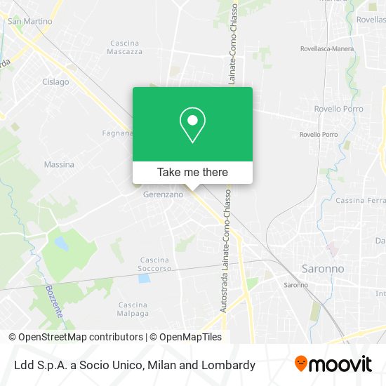 Ldd S.p.A. a Socio Unico map