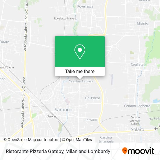 Ristorante Pizzeria Gatsby map