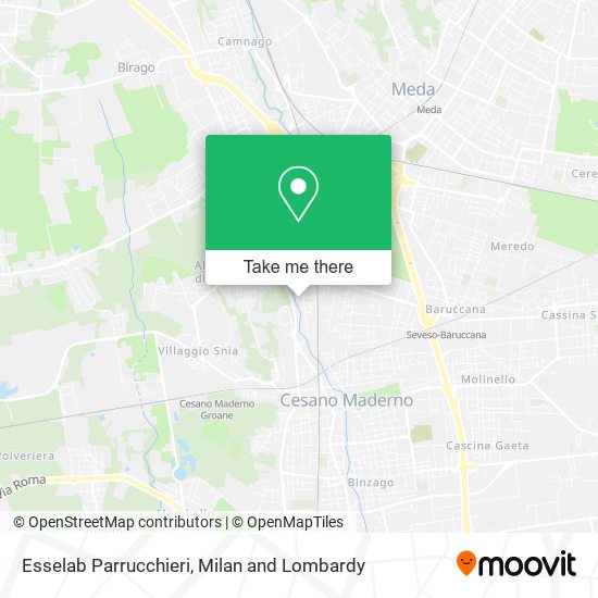 Esselab Parrucchieri map