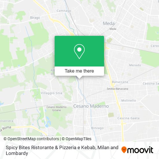 Spicy Bites Ristorante & Pizzeria e Kebab map