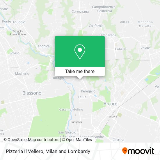 Pizzeria Il Veliero map