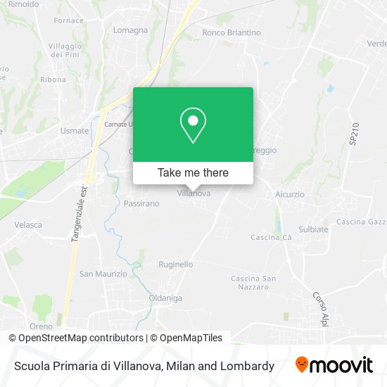 Scuola Primaria di Villanova map