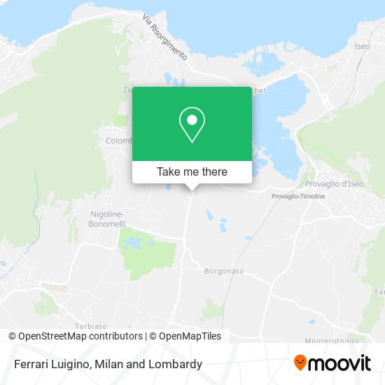 Ferrari Luigino map