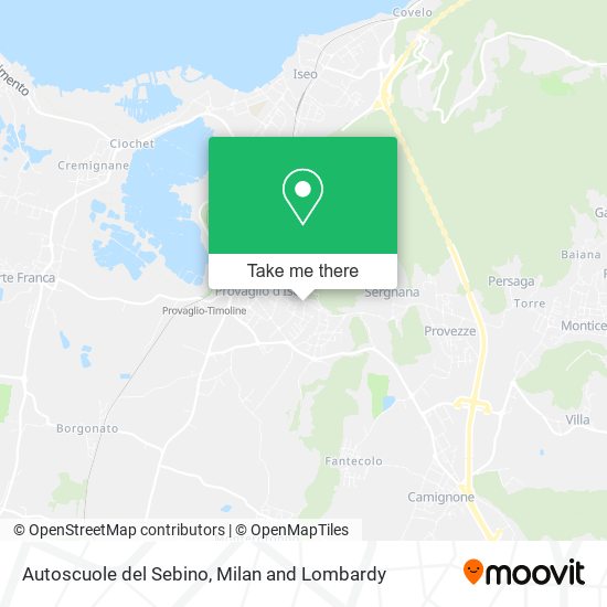 Autoscuole del Sebino map