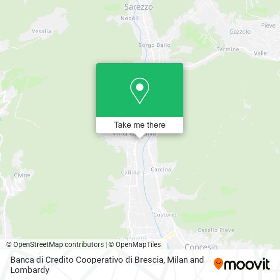 Banca di Credito Cooperativo di Brescia map