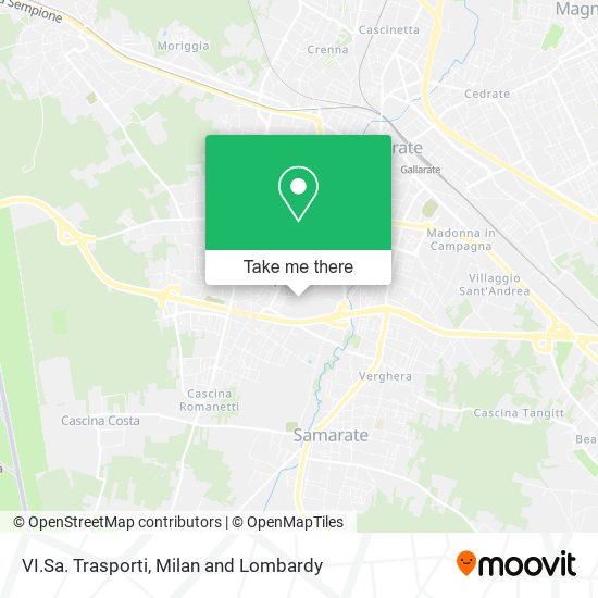 VI.Sa. Trasporti map