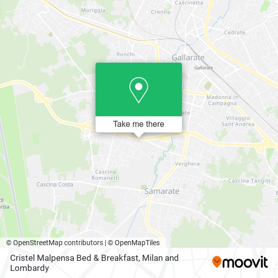 Cristel Malpensa Bed & Breakfast map