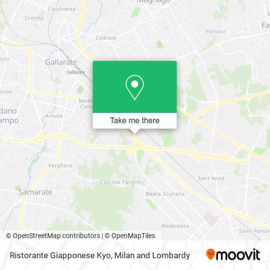 Ristorante Giapponese Kyo map