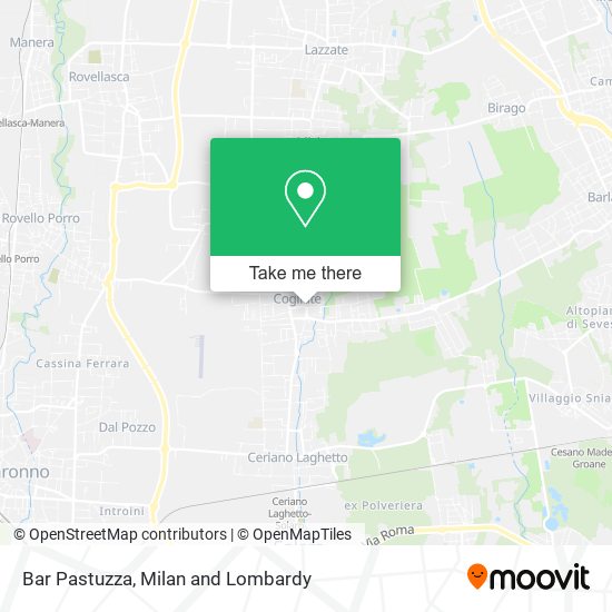 Bar Pastuzza map