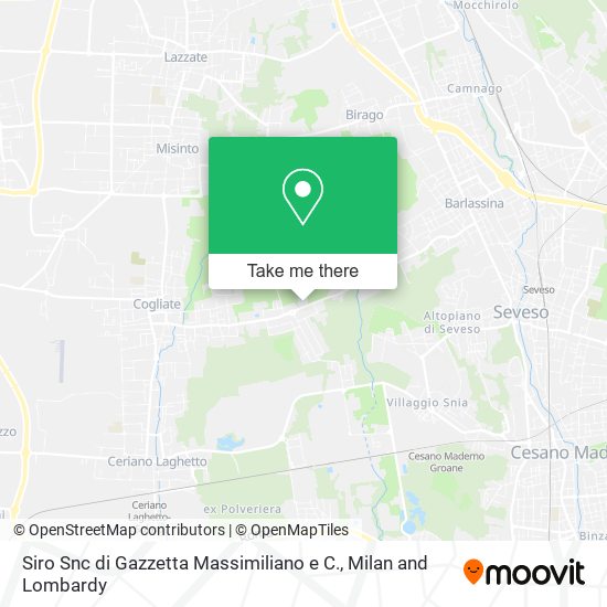 Siro Snc di Gazzetta Massimiliano e C. map