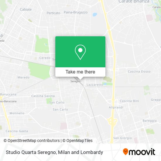 Studio Quarta Seregno map