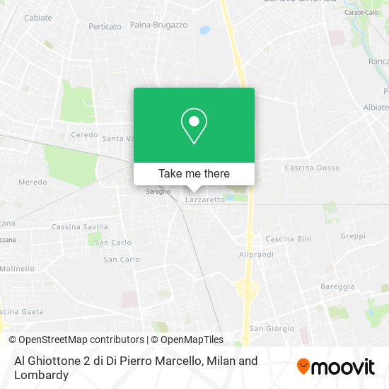 Al Ghiottone 2 di Di Pierro Marcello map
