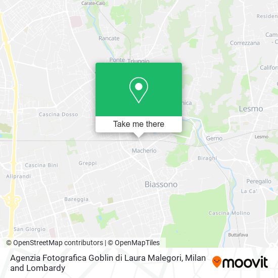 Agenzia Fotografica Goblin di Laura Malegori map