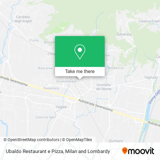 Ubaldo Restaurant e Pizza map