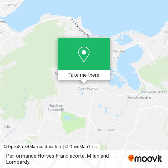 Performance Horses Franciacorta map
