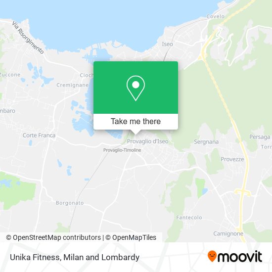 Unika Fitness map