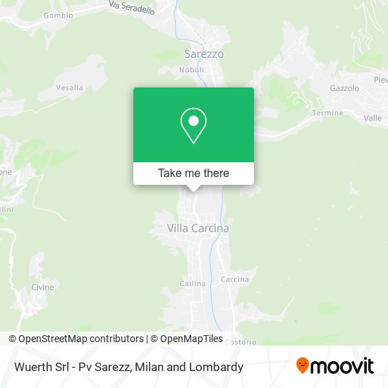 Wuerth Srl - Pv Sarezz map