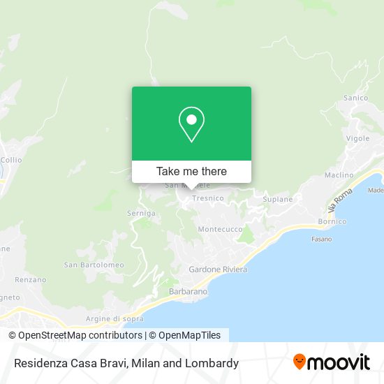 Residenza Casa Bravi map