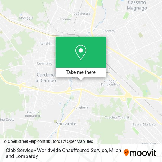 Clab Service - Worldwide Chauffeured Service map