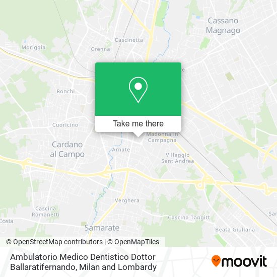 Ambulatorio Medico Dentistico Dottor Ballaratifernando map