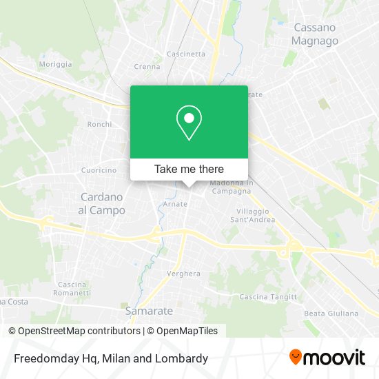 Freedomday Hq map