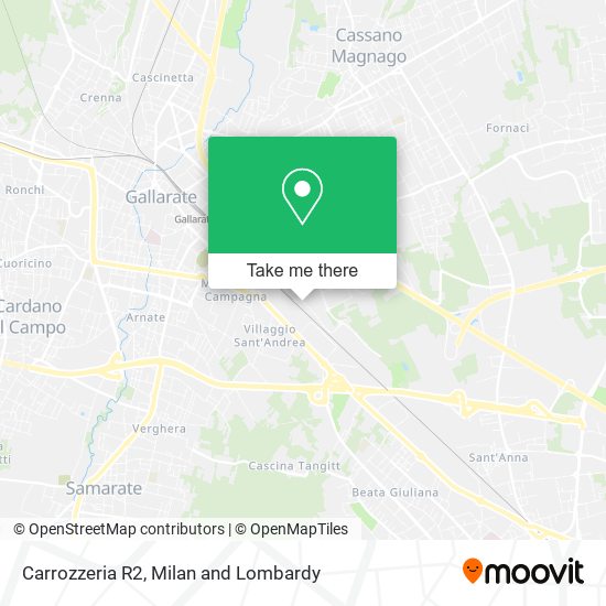 Carrozzeria R2 map