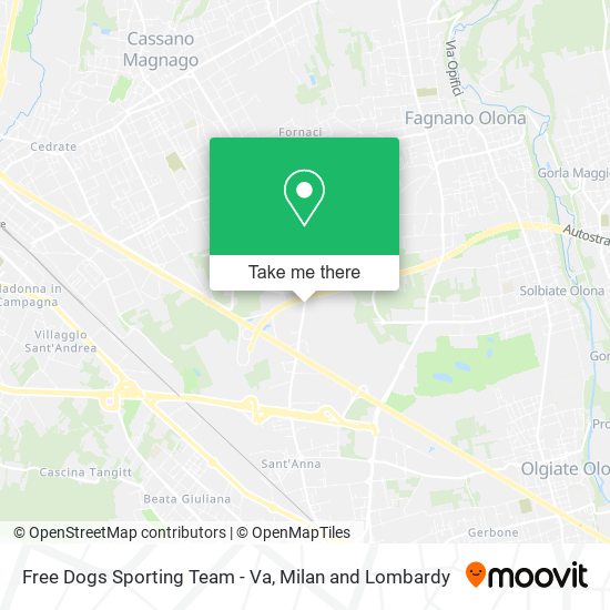 Free Dogs Sporting Team - Va map