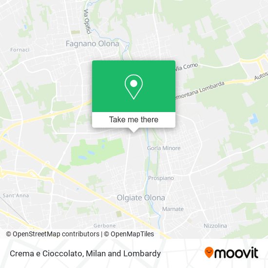 Crema e Cioccolato map
