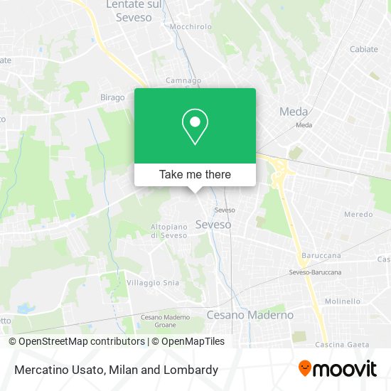Mercatino Usato map