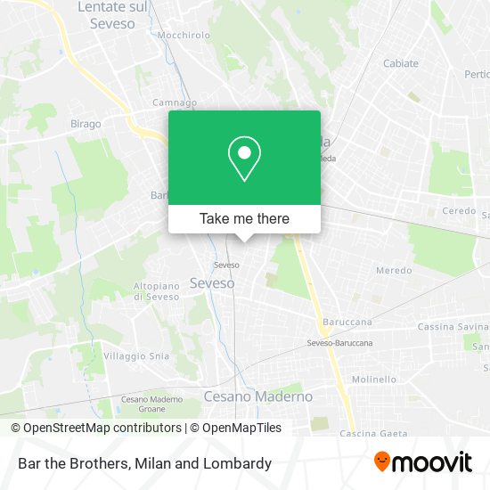 Bar the Brothers map