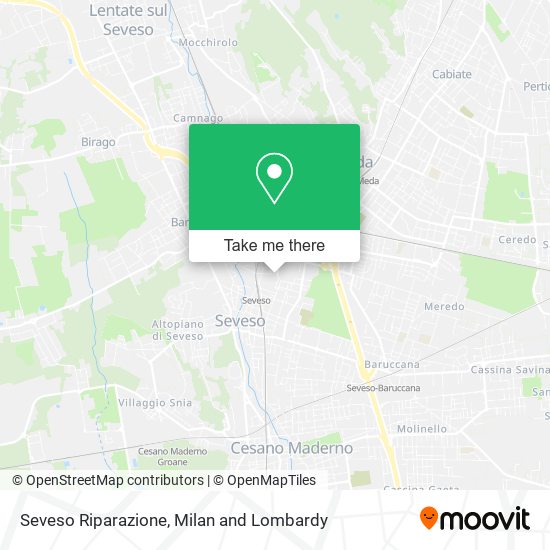 Seveso Riparazione map