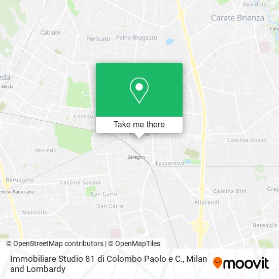 Immobiliare Studio 81 di Colombo Paolo e C. map