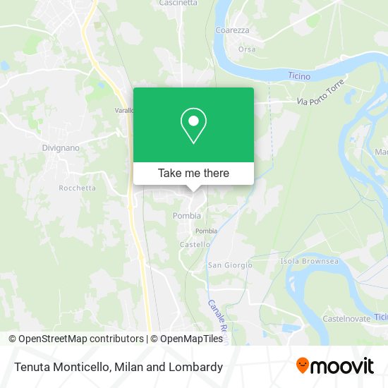 Tenuta Monticello map