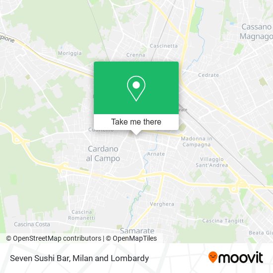 Seven Sushi Bar map