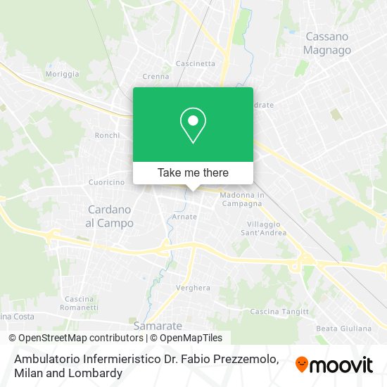 Ambulatorio Infermieristico Dr. Fabio Prezzemolo map