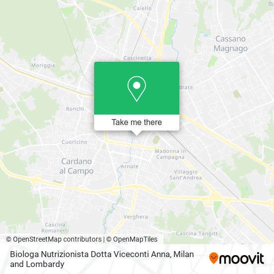 Biologa Nutrizionista Dotta Viceconti Anna map
