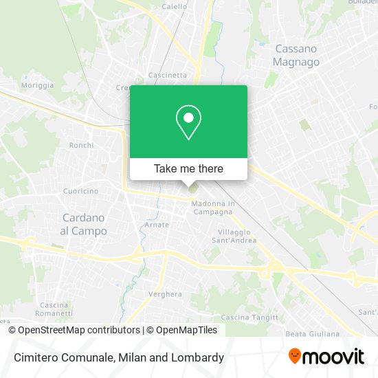 Cimitero Comunale map