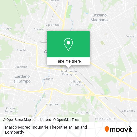 Marco Moreo Industrie Theoutlet map