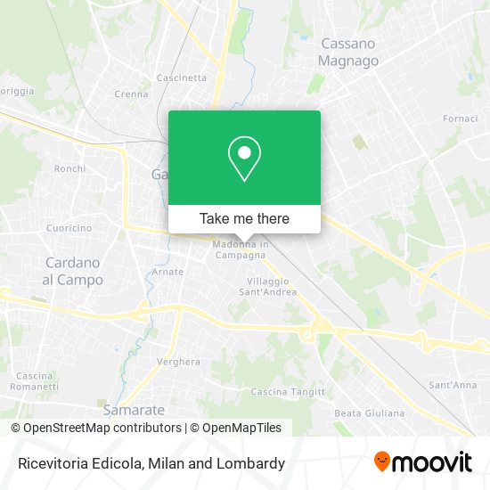Ricevitoria Edicola map