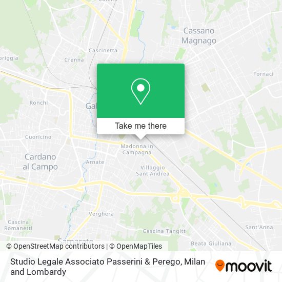 Studio Legale Associato Passerini & Perego map