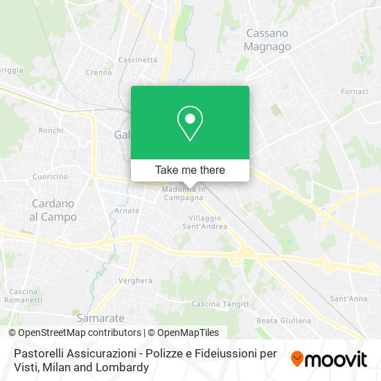 Pastorelli Assicurazioni - Polizze e Fideiussioni per Visti map