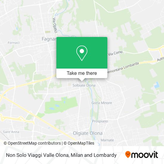 Non Solo Viaggi Valle Olona map